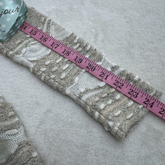 St John Elegant Cream and Gray Women's Sweater - Picture 8 of 10